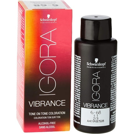 Vopsea de păr, Schwarzkopf, Igora Vibrance, blond închis ciocolatiu roșu