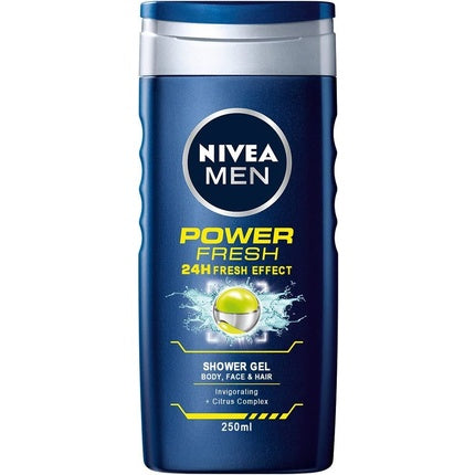 Gel de Duș, Nivea Men Power Refresh, 250ml, Mentol