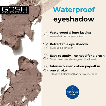 Fard de pleoape, Gosh, Forever Eye Shadow MATT, maro