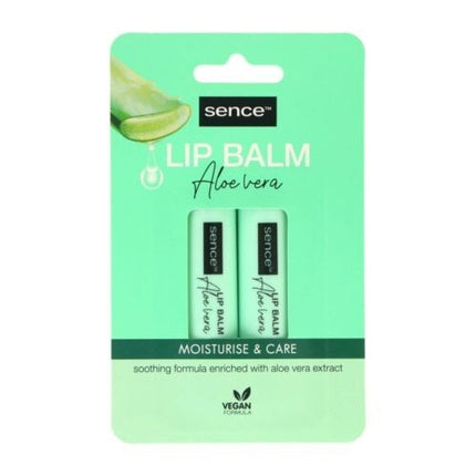 Balsam de buze, Sence, Aloe Vera, 2x4.3g