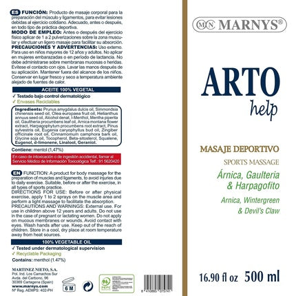 Supliment alimentar, Marny's, Artohelp, 50 ml