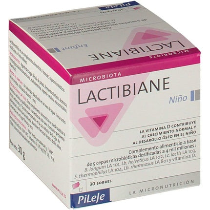 Supliment probiotic, Pileje, Lactibiane, pentru copii, 30 plicuri