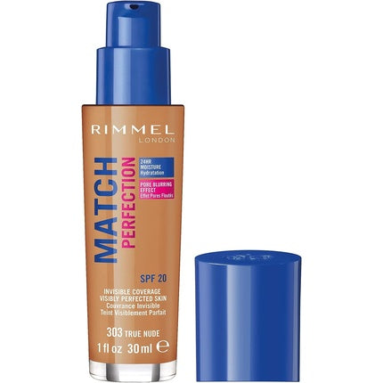 Fond de ten lichid, Rimmel, Match Perfection 303 True Nude, 30ml