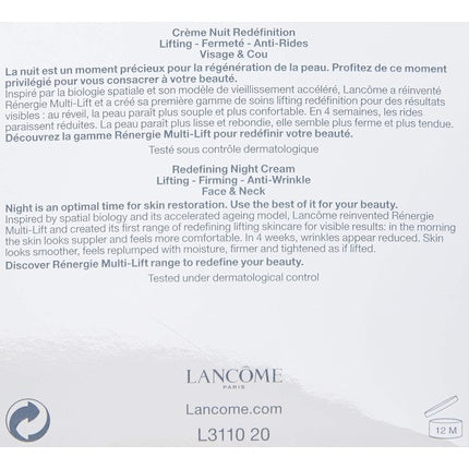 Crema de noapte, Lancôme Rénergie, 50ml