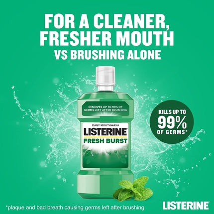 Apa de gura, Listerine, Fresh Burst, 250ml