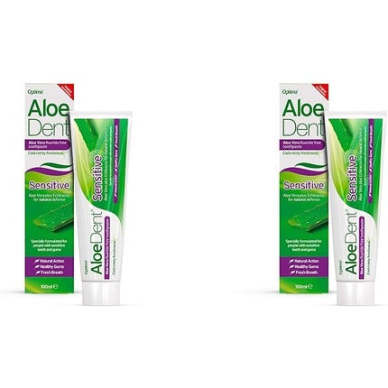 Pastă de dinți, Aloe Dent, Sensitive fără fluor, 100ml
