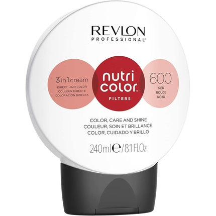 Vopsea de păr, Revlon Nutri Color Filters Fashion 600, 240ml, Roșu