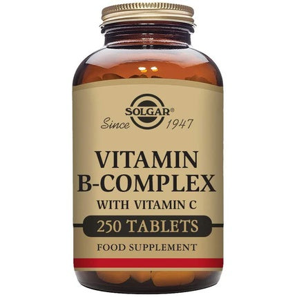 Complex vitaminic B, Solgar, 250 tablete, cu vitamina C