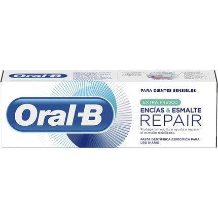 Pastă de dinți, Oral-B, Gums & Enamel Repair, extra proaspăt
