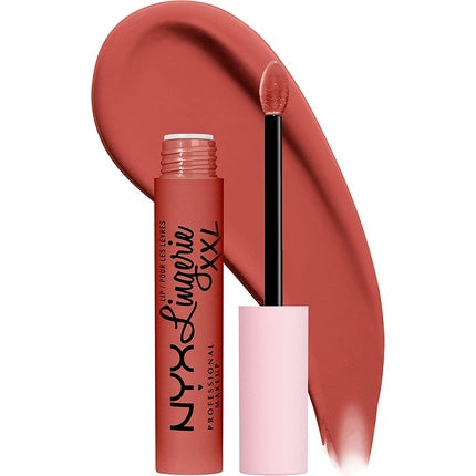 Ruj lichid, NYX, Lip Lingerie XXL, piersică mat