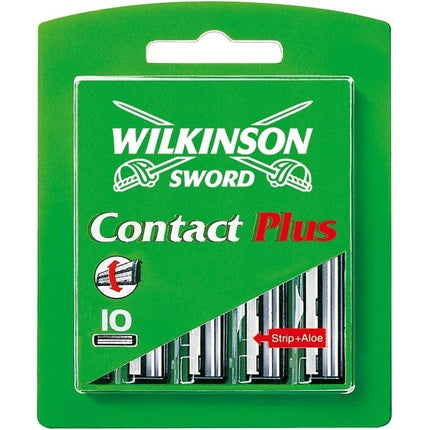 Rezerve lame ras, Wilkinson Sword, Contact Plus, verde