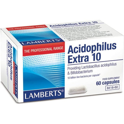 Supliment alimentar, Lamberts, Acidophilus Extra 10, 60 capsule