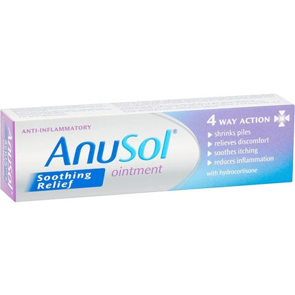 Unguent Anusol, Soothing Relief, 15g, Alb