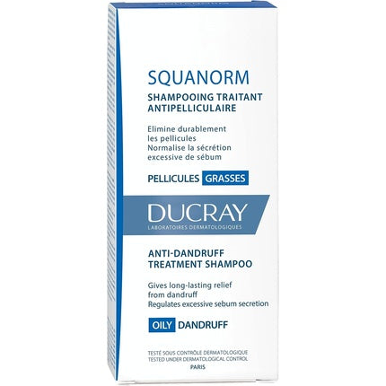 Sampon pentru par gras, Ducray Squanorm, 200ml