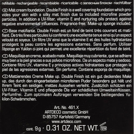 Pudră cremă matifiantă, Artdeco, 8 Medium Cashmere