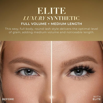 Gene false Lilly Lashes Luxury 13mm Negru