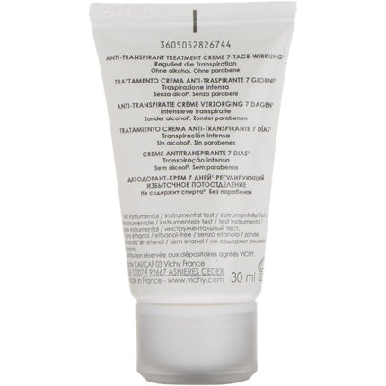 Tratament Antiperspirant, Vichy, DEO 7 Zile Crema 30ml