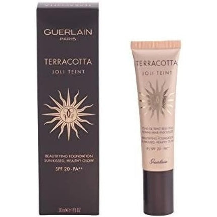 Fond de ten, Guerlain Terracotta Joli Teint SPF 20, Dark, 30ml