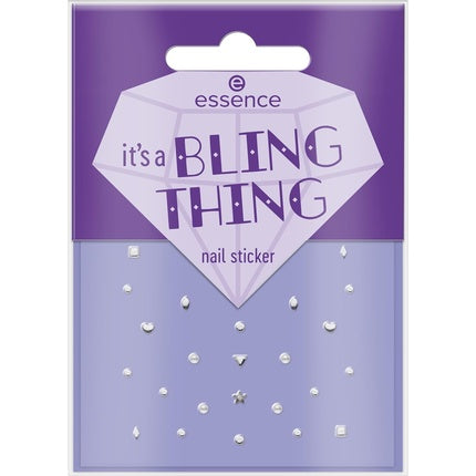Autocolante unghii, Essence, It's a Bling Thing, multicolor, nanoparticule