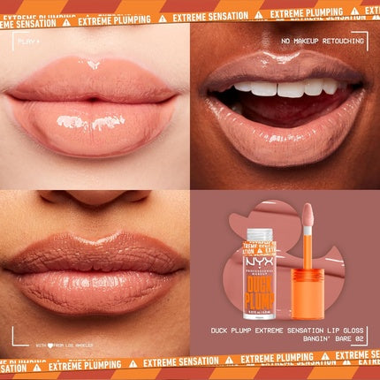 Gloss de Buze, NYX, Duck Plump, roz intens