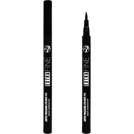 Eyeliner W7, Waterproof, negru
