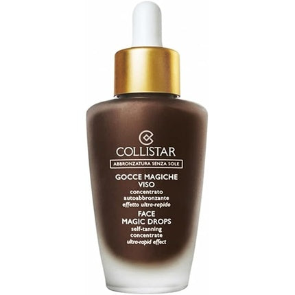 Autobronzant față, Collistar, magic drops, 50 ml