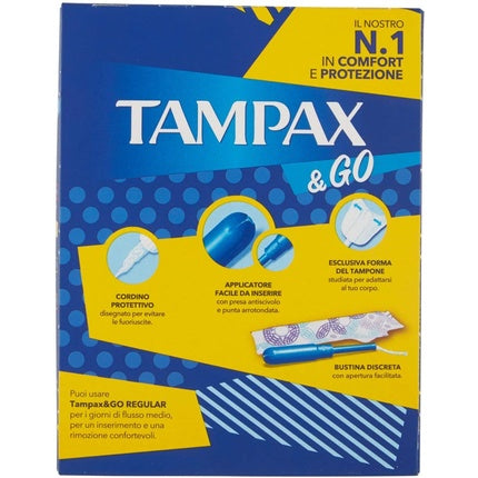 Tampoane, Tampax, Regular, albastru