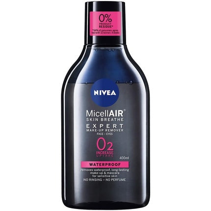 Demachiant micelar, Nivea, 400ml, rezistent la apă