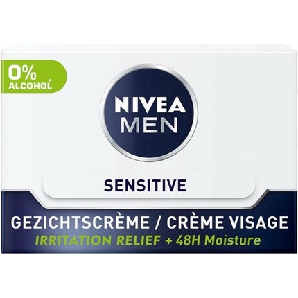 Cremă Zilnică, Nivea, Men Sensitive, alb