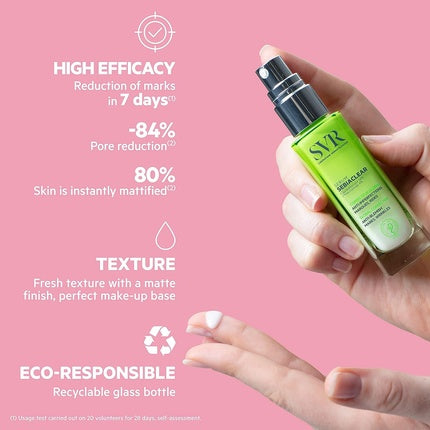 Ser anti-acnee pentru față, SVR, Sebiaclear, 30ml