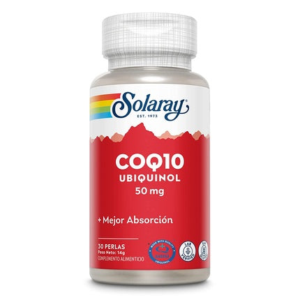 Supliment Solaray, CoQ10, Ubiquinol, roșu