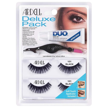 Gene False Ardell Deluxe Pack Negre Applicator