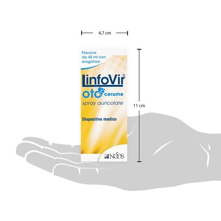 Spray auricular, Noos, LinfoVir Oto Cerume, 45 ml
