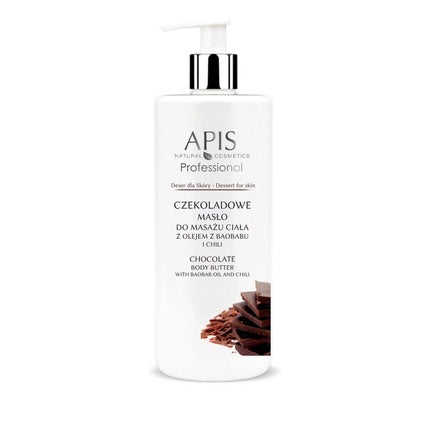 Unt de corp, Apis, Chocolate Butter, 500ml, alb