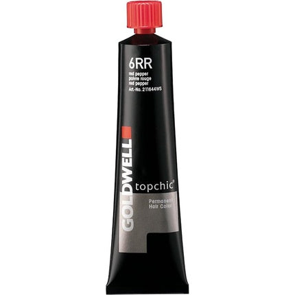 Vopsea de păr, Goldwell, Topchic 6RR, roșu