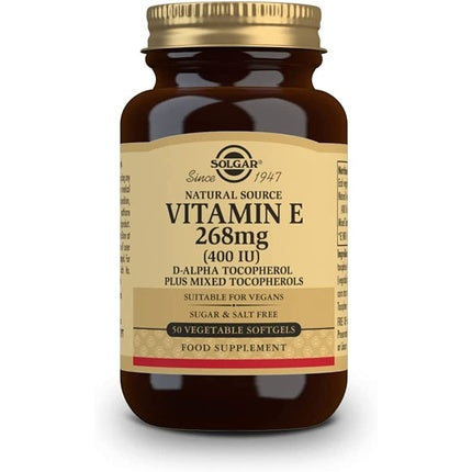 Vitamine E, Solgar, 268mg, 50 capsule