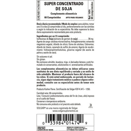 Supliment Solgar Isoflavone, concentrație ridicată, 60 tablete