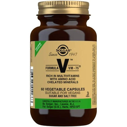 Complex Multivitamine, Solgar, VM-75, capsule vegetale, 60 buc, maro