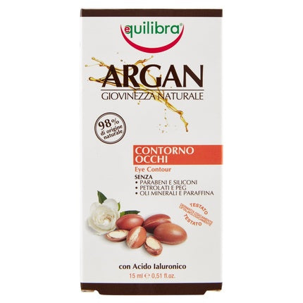 Cremă față și ochi, Equilibra, Argan, 15 ml