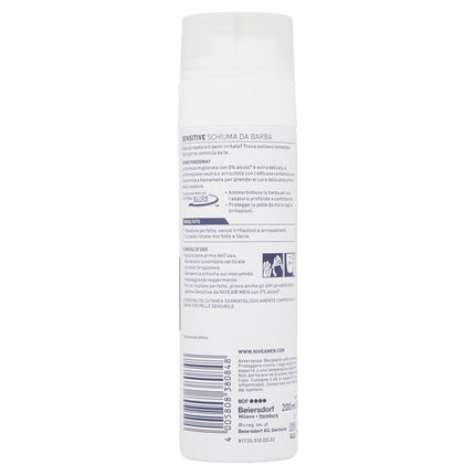 Spumă de bărbierit Nivea Sensitive, 200ml