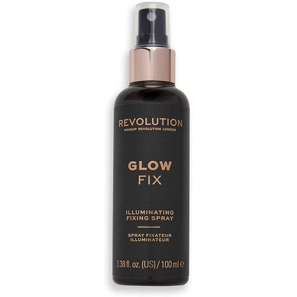 Spray fixare machiaj, Makeup Revolution, iluminator, 100ml