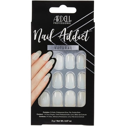 Unghii false, Ardell Nail Addict, Natural, Oval