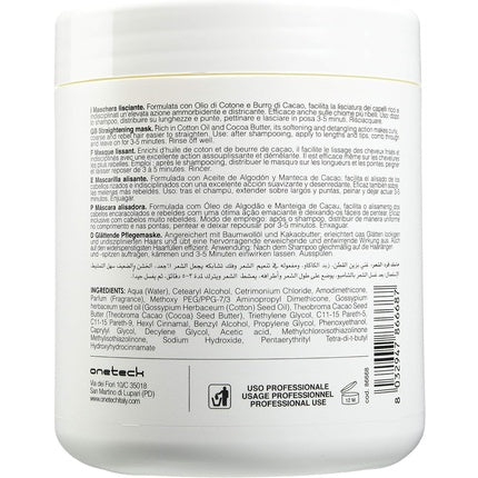 Masca de par, Fanola, Straightening Mask, 1000ml