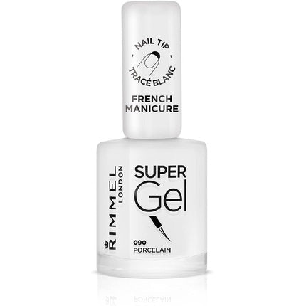 Oja pentru varfuri de unghii, Rimmel, Super Gel French Manicure, 12ml