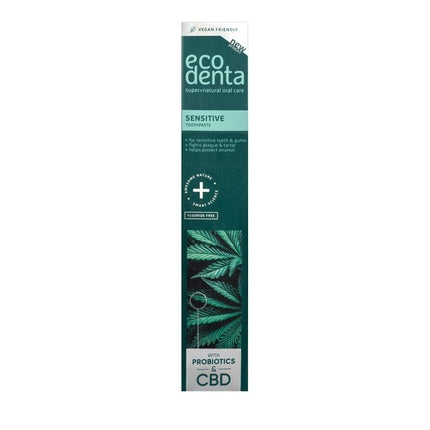 Pastă de dinți, Ecodenta, Sensitive, verde, 75ml