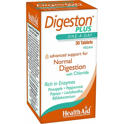 Pastile detergent proteze, HealthAid, DigestonPlus, 30 buc