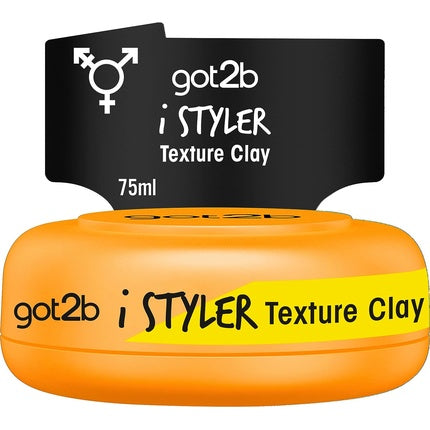 Ceară de par, Got2b, iStyler Texture Clay, portocaliu, 75 ml