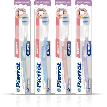 Periuță dinți, Pierrot, Specialist Sensitivity, extra soft, capac inclus