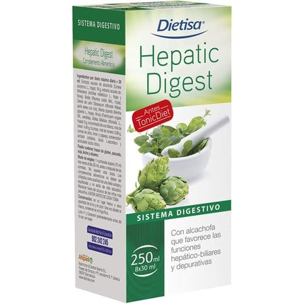Additiv baie Dietisa, Tonic Digestiv Hepatic, 250ml