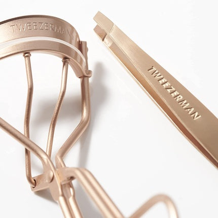 Set ondulator gene si penseta, Tweezerman, rose gold